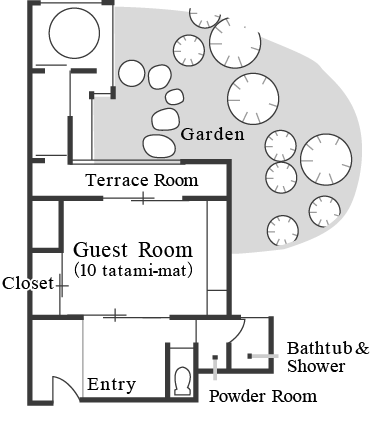 floor plan: Asuka Room
