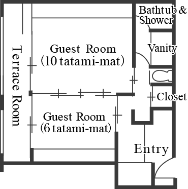 floor plan: Traditional Superior Room