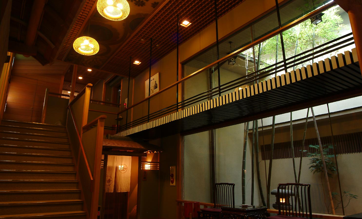 写真:平田館の廊下