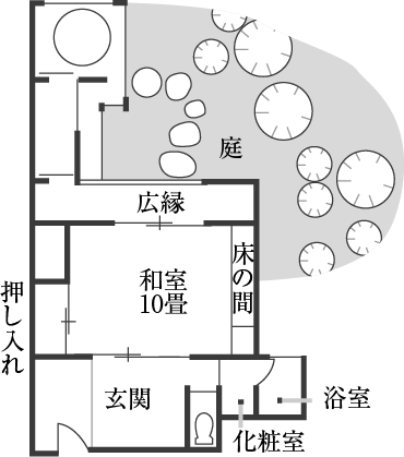 間取り図:飛鳥