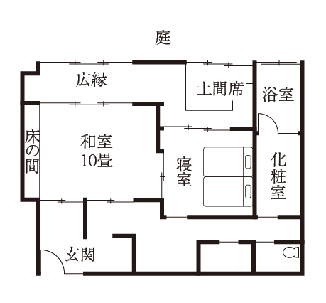 間取り図:萩