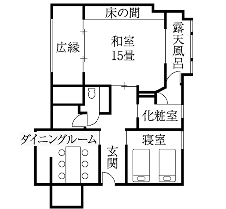 間取り図:本陣