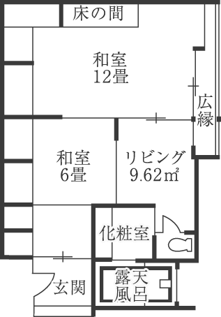間取り図:蓬莱