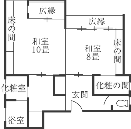 間取り図:松
