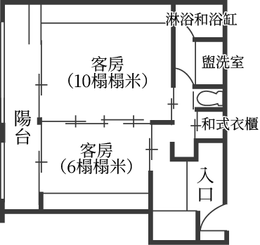 floor plan: 日式高級房