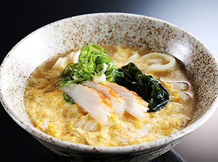 Udon noodles with egg